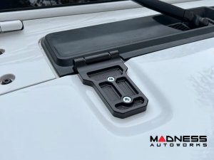 Jeep Gladiator JT Billet Hood Hinges - Aluminum - Raw